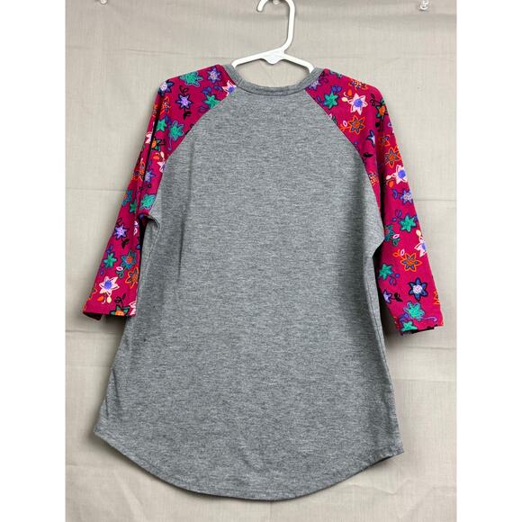 LuLaRoe Girls Randy Baseball Tee, Size 10 - Picture 2 of 4